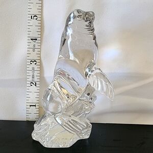 Princess house led crystal walrus